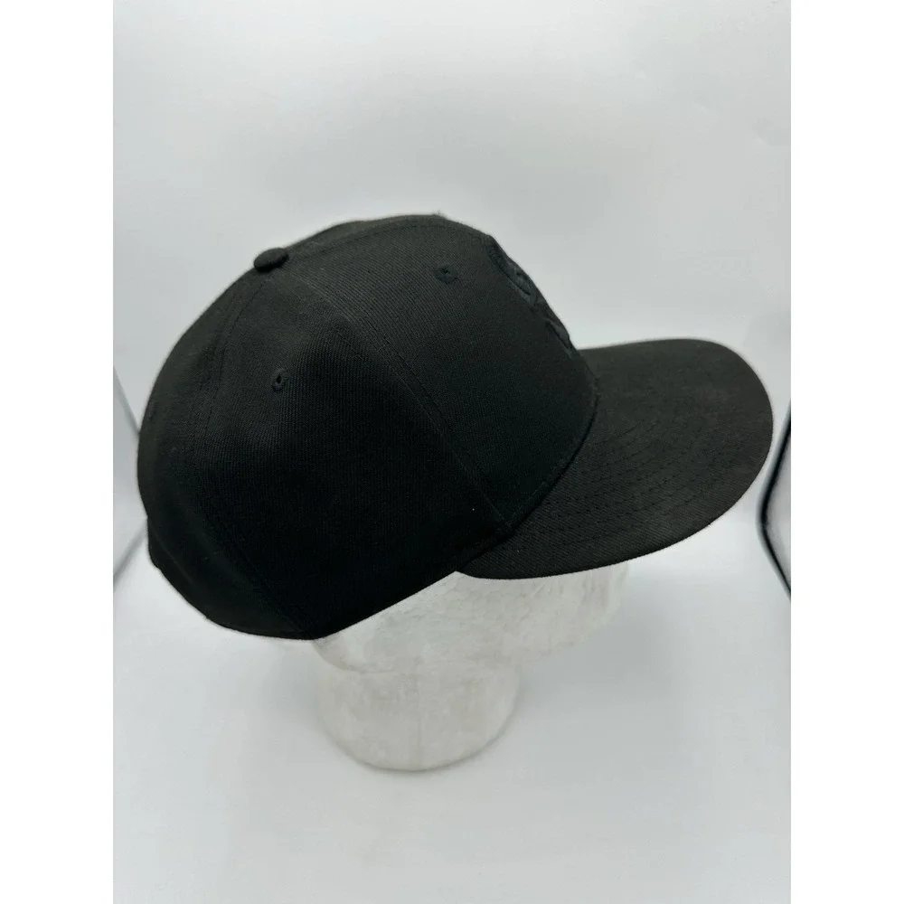 Seattle Mariners New Era 9FIFTY Snapback Hat Black On Black MLB Cap